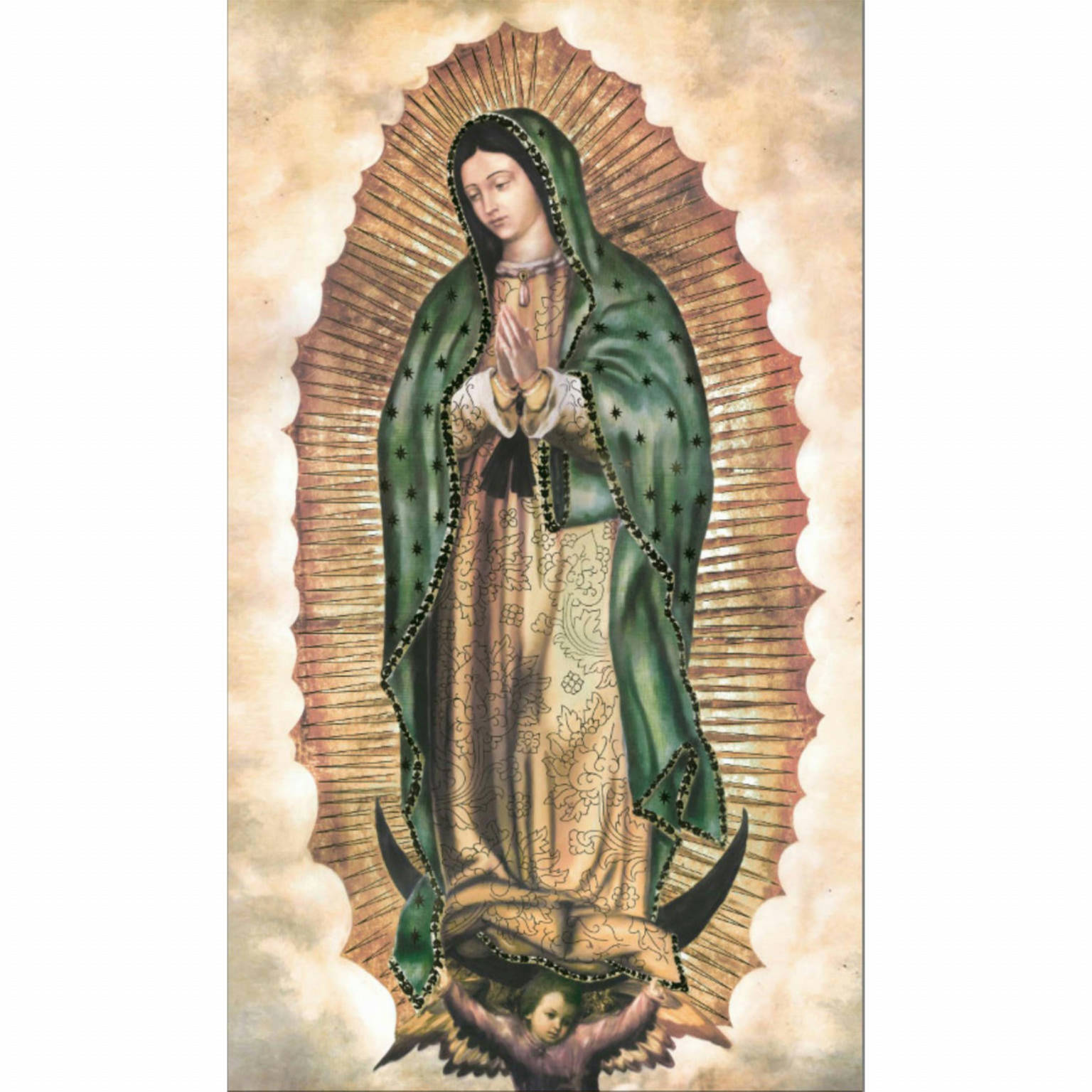 VIRGEN DE GUADALUPE VERDE | Samboro