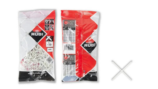 RUBI CRUCETAS ALTA RESISTENCIA 1 mm 300 u. 02911