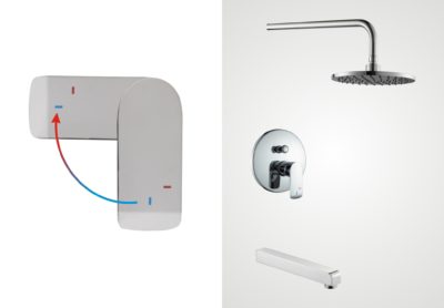 AQUALIA ALASSIO CONJUNTO DUCHA CROMO COLD START CARTRIGDE 300743