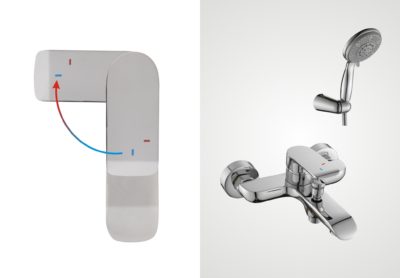 Aqualia alassio ducha bañera expuesta cromo Cold Start Cartrigde 300721