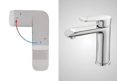 Aqualia Alassio monomando bajo cromo Cold Start Cartrigde 300711