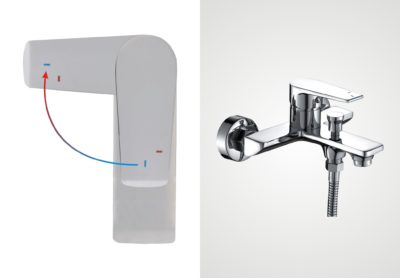 Aqualia Aveiro grifo ducha bañera expuesta Cold Start Cartrigde 9000c