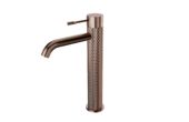 AQUALIA BELLA MONOMANDO LAVAMANOS ALTO BRUSHED BRONZE SIGNATURE | Samboro
