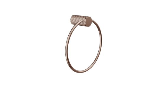 AQUALIA BELLA TOALLERO ARGOLLA BRUSHED BRONZE