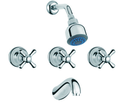 Aqualia mezclador ducha salida tina AQ542618W-CR cromo 8078G-RS