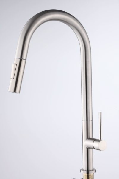 AQUALIA MONOMANDO LAVATRASTOS BRUSHED NICKEL