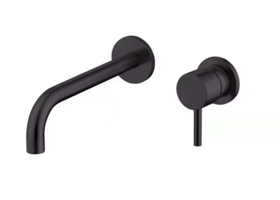 Aqualia monomando lavamanos a pared AQ512511W-N negro mate 8228W-BK