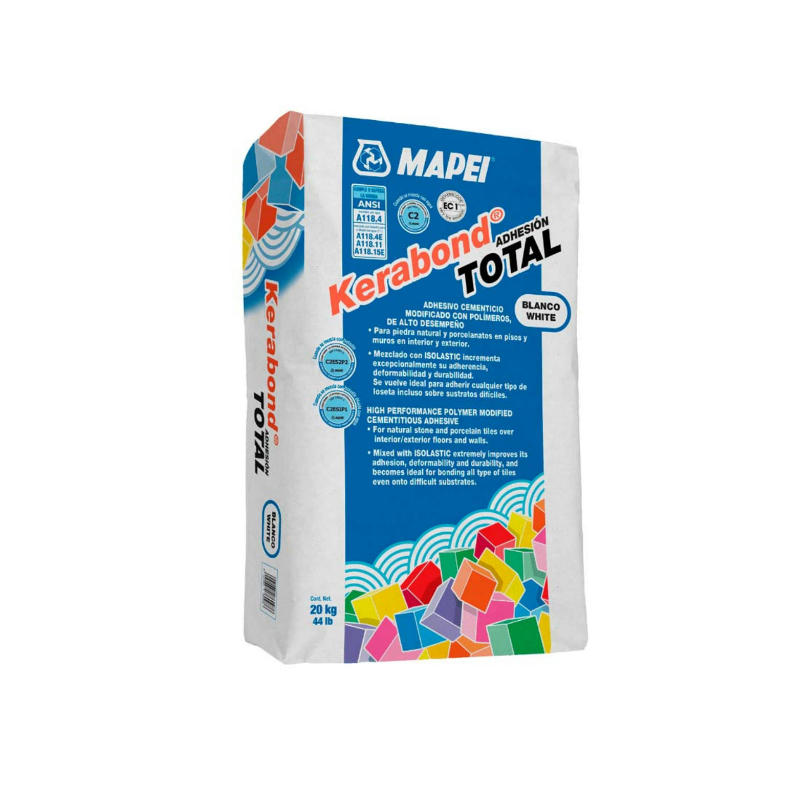 ADHESIVO KERABOND TOTAL BLANCO 20 kg | Samboro
