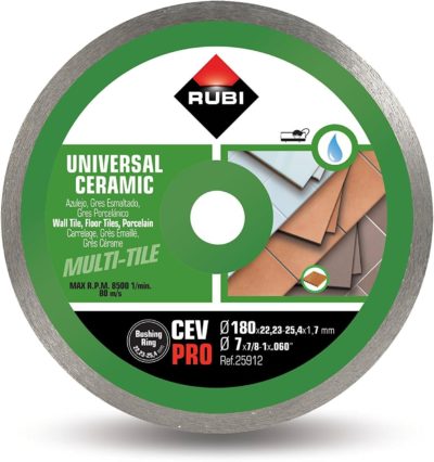 RUBI DISCO CONTINUO CEV 180 PRO 25912 VERDE  CERAMICA