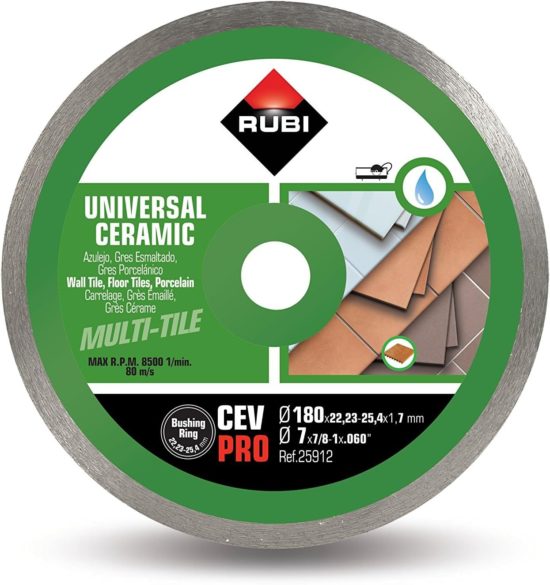 RUBI DISCO CONTINUO CEV 180 PRO 25912 VERDE  CERAMICA
