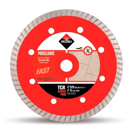 RUBI DISCO DIAMANTE PORCELANIC TURBO TCR 125 31973 SUPER PRO 31973