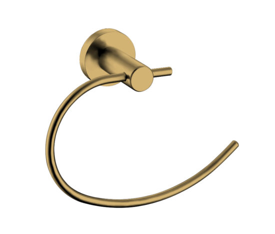 AQUALIA TOALLERO MODENA DORADO BRILLANTE AQ7916-D