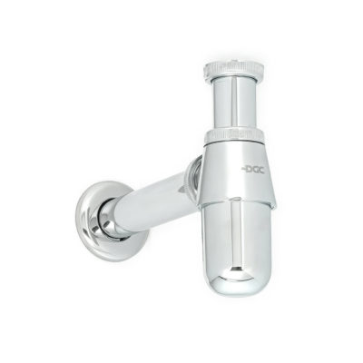 DGC Sifon de acero inox 1 1/4 X 23cm DG9159-CR Cromo 9238