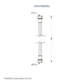 FP Accesorio Manguera 1/2X1/2 X 40 cm 35MA01 | Samboro