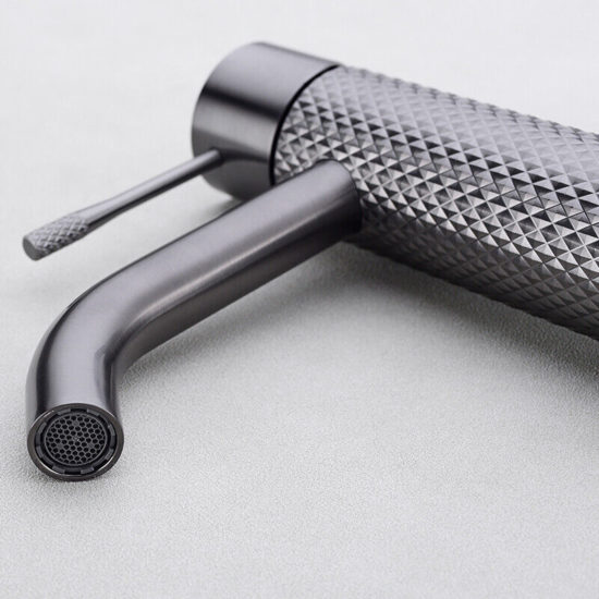 Aqualia monomando lavamanos bajo graphite AQ51S21-GF Signature 1570A-GR | Samboro