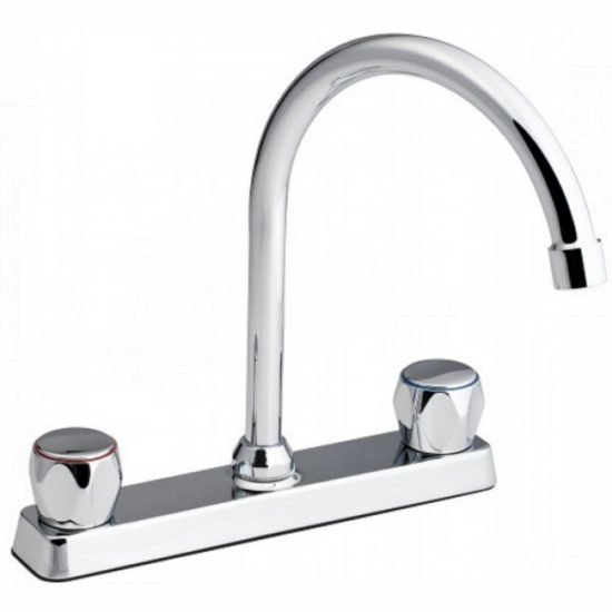 BM ideal mezcladora lavatrastos 8″ pomo BM-C80104