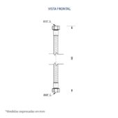 FP accesorio manguera 1/2 X 5/8 X 40 cm 35MA02 | Samboro