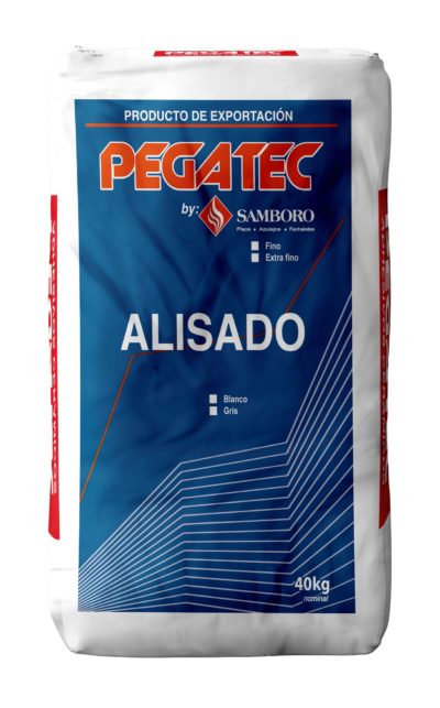 Pegatec Alisado fino gris 40kg