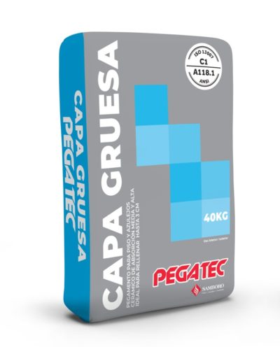 Pegatec Adhesivo Capa gruesa 20kg