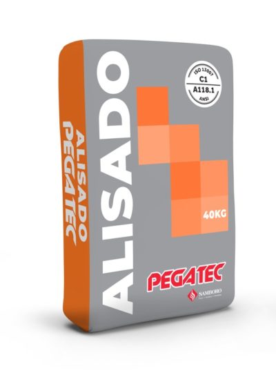 Pegatec Alisado fino gris 40kg