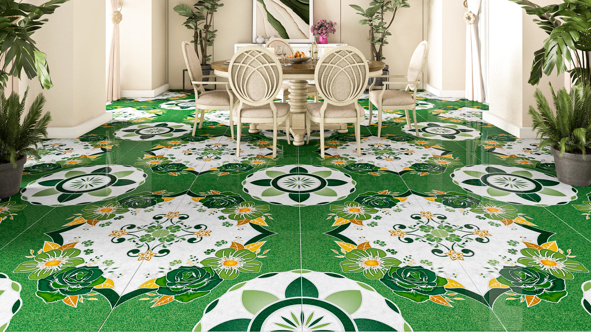 ATITLAN VERDE 61X61 | Samboro
